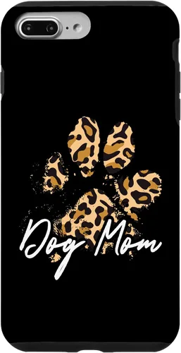 Vista 12 de Dog Mom Gift Leopard Paw Print Fur Mama Case para iPhone 17