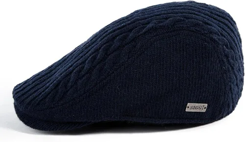 Vista 2 de Jeff & Aimy Gorro de lana para hombre con mezcla de lana, 22.4-24.0in