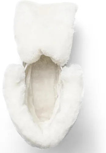 Vista 7 de COOJOY - Botas de nieve a media caña, peludas, e impermeables de mujer para el invierno