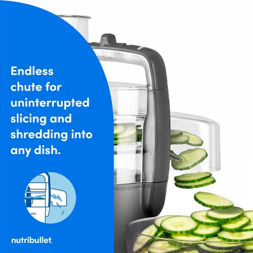 Vista 4 de nutribullet Procesador de alimentos Limitless Gris plomizo