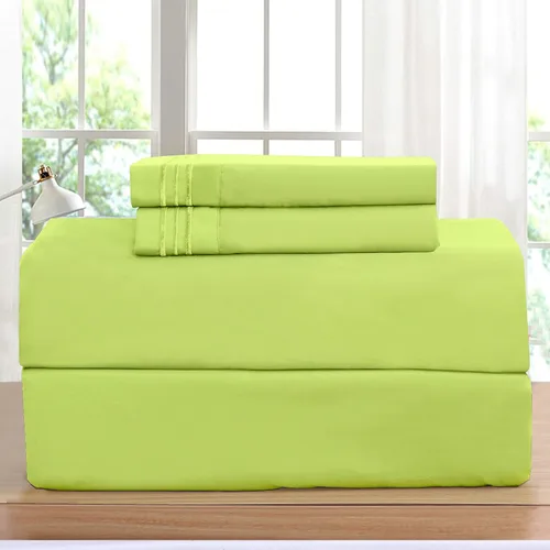 Vista 17 de Elegant Comfort Juego de sábanas de lujo en Amazon 1500 Premier resistente a las arrugas, la decoloración y las manchas, juego de sábanas de 4