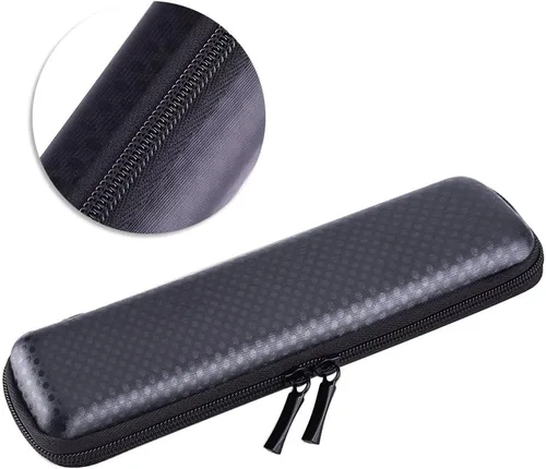 Vista 4 de Kuuqa Estuche negro de tapa dura de goma EVA para pluma estilográfica ejecutiva y Stylus Touch Pen.