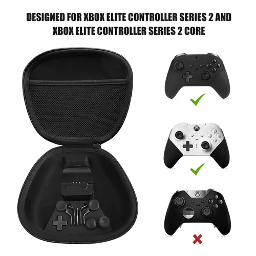 Vista 2 de Paquete completo de componentes para Xbox Elite Controller Series 2 Accesorios incluye 1 funda de transporte, 1 base de carga, 4 palancas, 4