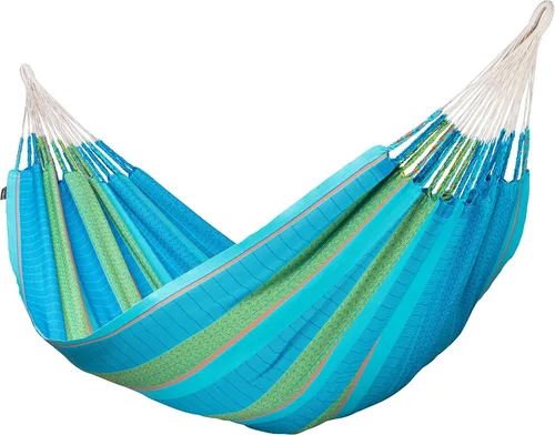 Vista 15 de LA SIESTA Flora Zebra - Hamaca clásica doble de algodón orgánico Cebra