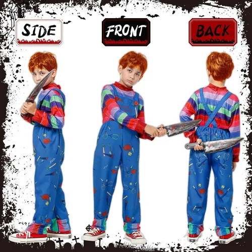 Vista 6 de WATCPNO Disfraces de Halloween para niños, disfraces de cosplay, disfraces de Halloween para niños, fiesta de Halloween