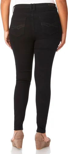 Vista 2 de WallFlower Women's Irresistible Denim Jegging High-Rise Insta Soft Juniors Jeans (Standard and Plus)