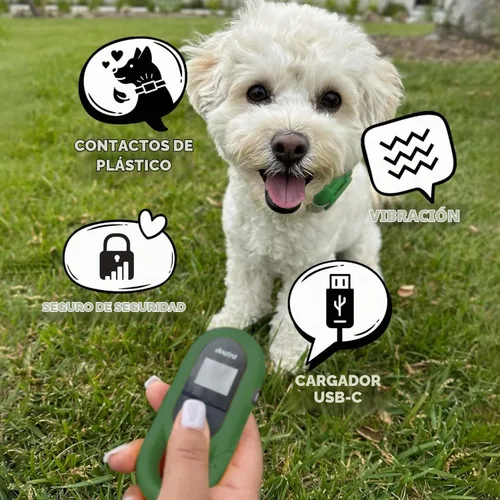 Vista 3 de Dogtra CUE Verde – Collar electrónico para entrenamiento de perros con control remoto – Entrenamiento hecho fácil para dueños de perros cotidianos