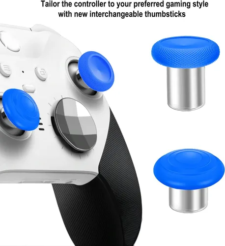 Vista 4 de Elite - Palancas de mando para controlador, palancas analógicas de repuesto, 6 en 1 de intercambio magnético para Xbox Elite Controller Series 2
