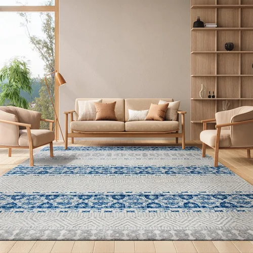 Vista 15 de SAFAVIEH Madison Collection - Alfombra decorativa de 2 pies 3 pulgadas x 4 pies, color carbón y gris, diseño bohemio chic, no desprende pelusa