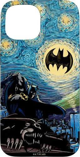 Vista 6 de DC Comics Batman Starry Night Style Painting Case para iPhone 17