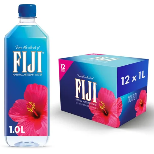 Vista 9 de FIJI Agua embotellada artesanal natural de 1 litro / 33.8 onzas líquidas
