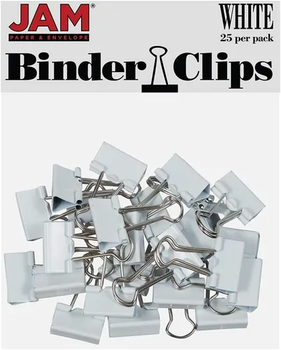 Vista 78 de Broches aprietapapeles JAM Paper®, Blanco