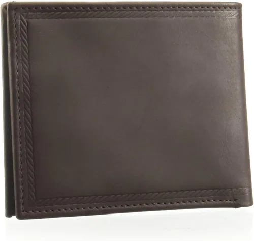 Vista 2 de Nautica Mens Sail Embossed Leather Bifold Wallet