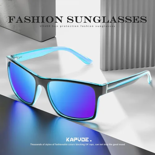 Vista 6 de KAPVOE Gafas de sol polarizadas para hombres y mujeres, protección UV400, gafas deportivas, conducción, pesca, ciclismo, playa, golf, correr, béisbol