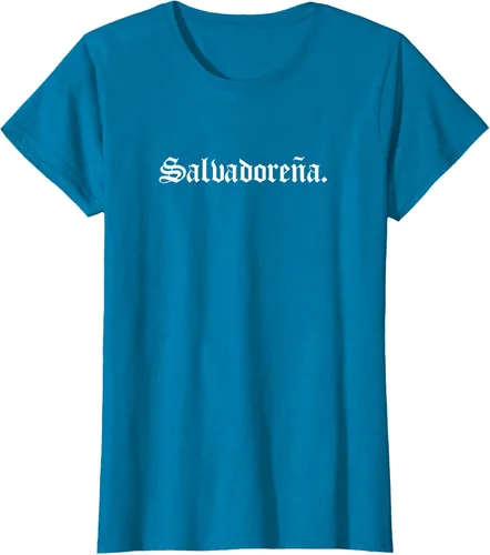 Vista 96 de Camiseta Salvadoreña Mujer, Negro
