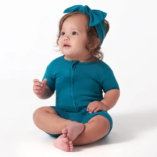 Vista 3 de Gerber Mameluco unisex de manga corta suave con viscosa hecho de eucalipto