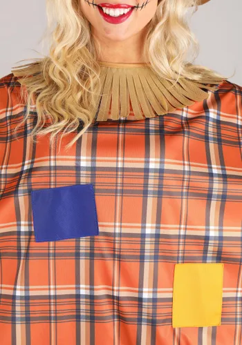 Vista 4 de Disfraz Rápido de Poncho de Espantapájaros para Mujer Multicolor