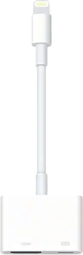 Vista 9 de Adaptador Lightning a HDMI para iPhone, [certificado Apple MFi] Dongle digital AV, cable de pantalla de sincronización 1080P con puerto de carga