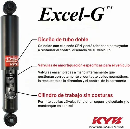 Vista 5 de KYB 349237 Excel-G Soporte de gas, negro