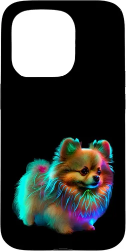 Vista 14 de Funda para iPhone 16 con diseño de raza de cachorro de Pomerania para mujeres o niñas