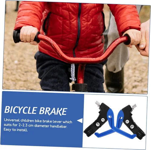 Vista 4 de BESPORTBLE Par de manillas de freno de bicicleta para niños y niñas, palanca de repuesto para niños y niñas, fácil de usar