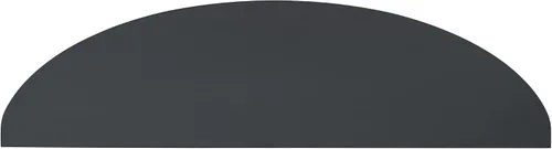 Vista 8 de LUMISOL Moderna mesa consola curvada con 3 cajones y 1 estante, mesa de sofá de entrada de media luna para sala de estar, color negro