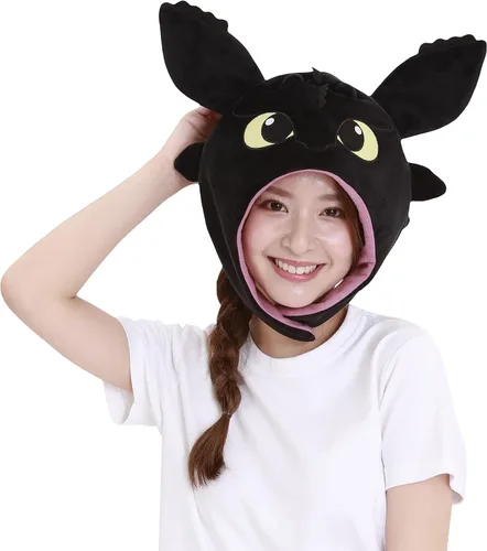 Vista 3 de SAZAC Kigurumi Hat Cómo entrenar a tu dragón Sin dientes Gorro acogedor disfraz Tamaño adulto