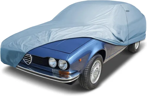 Vista 18 de iCarCover Funda de automóvil personalizada de alta calidad para Alfa Romeo 147 2002-2007, resistente, impermeable, para todo tipo de clima, lluvia