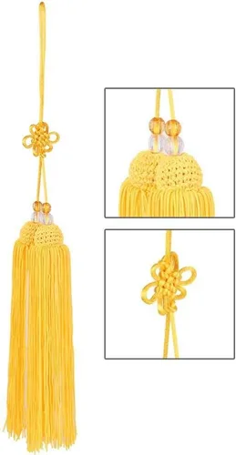 Vista 7 de Espada china borla larga seda Wushu Tai Chi Kung Fu chino artes marciales espada borla ejercicio accesorios de rendimiento espada accesorio Borla