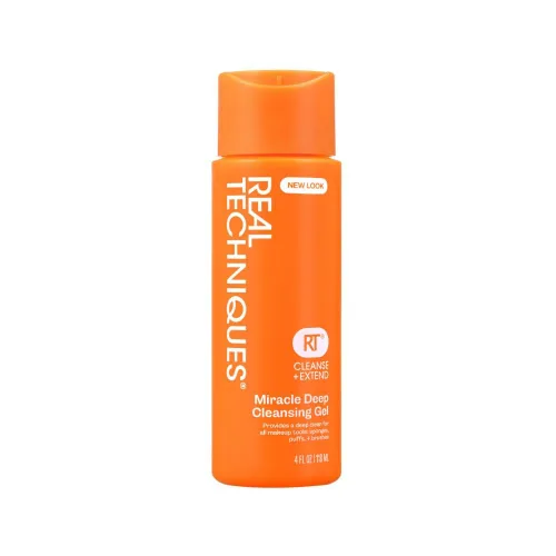 Vista 13 de Real Techniques Miracle Brush - Paleta limpiadora de brochas de maquillaje para limpieza profunda, uso con champú de brochas de maquillaje, crestas