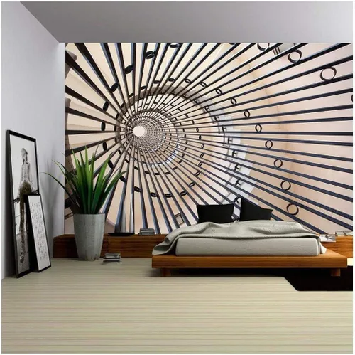 Vista 22 de Wall26 - Papel pintado autoadhesivo para pared, WMR-WP-X-DA51-66x24x4