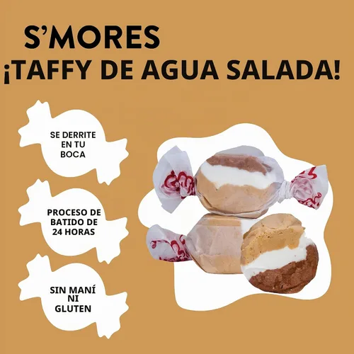 Vista 3 de Taffy Town Saltwater Taffy, S'Mores, 2.5 libras