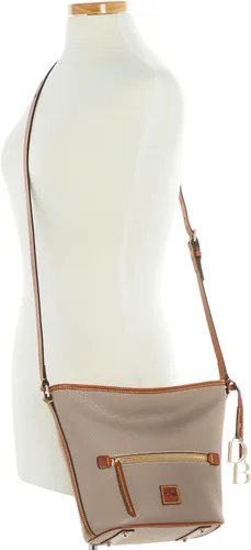 Vista 4 de Dooney & Bourke Bolso, bolso de hombro con cremallera de grano de guijarros