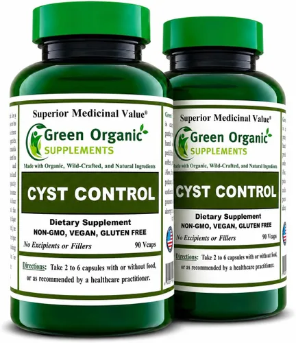 Vista 10 de Green Organic Supplements Quiste, quiste mamario, 90 VCaps, alta absorción, sin OMG, sin gluten (paquete de 1)