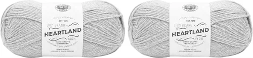 Vista 54 de Lion Brand Yarn Heartland Yarn, Hilo de Peso Medio para Tejer, Ganchillo y Manualidades, 1 Paquete, Great Smoky Mountains Grandes Montañas Humeantes