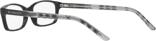 Vista 6 de BURBERRY BE 2073 3164 - Lentes rectangulares de plástico negro de 2.087in, Negro