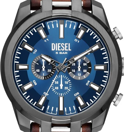 Vista 4 de Diesel Reloj de cuarzo cronógrafo de acero inoxidable dividido para hombre