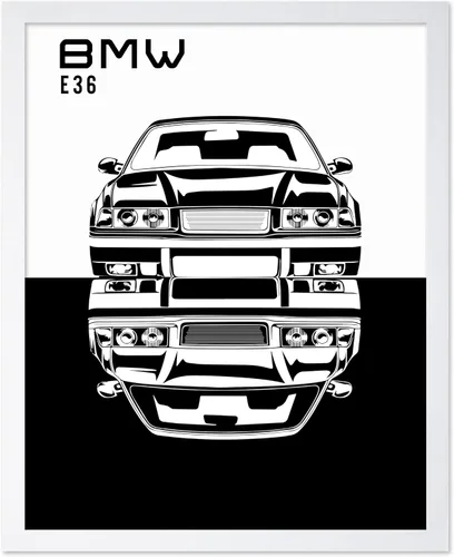 Vista 21 de Poster Master Póster de coche – Impresión clásica de coche – Arte de vehículo – Gran decoración de pared de garaje u oficina – 8 x 10 pulgadas