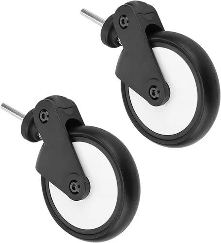 Vista 7 de Juego de ruedas para cochecito de bebé, accesorio de rueda de cochecito para bebé, asiento de automóvil y cochecito de bebé, rueda de repuesto