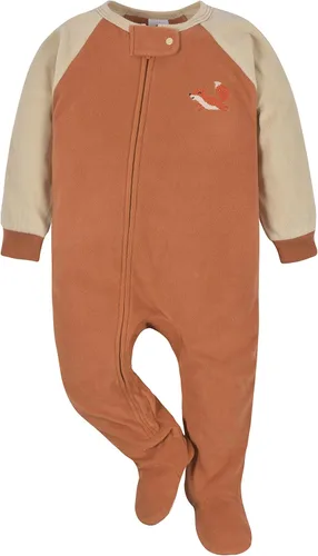 Vista 2 de Gerber Baby Boys' Toddler Loose Fit Flame Resistant Fleece Footed Pajamas 2-Pack