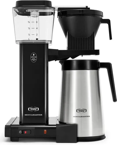 Vista 6 de Moccamaster KBGT Cafetera de color plateado pulido, con jarra térmica, rinde 10 tazas Plateado (Polished Silver)