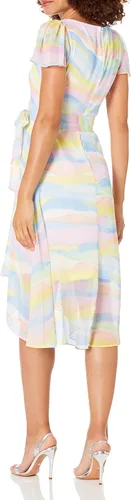 Vista 5 de DKNY Womens Faux Wrap Dress