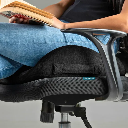 Vista 9 de Cojín de asiento de alivio de presión para dolor de coxis, ciática y almohada de coxis Extra Large Office Chair Cushion for Healthy Sitting
