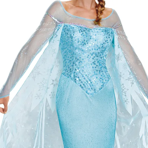 Vista 3 de Disguise - Disfraz para mujer de Elsa Prestige, adulto.