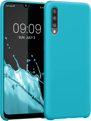 Vista 34 de kwmobile Funda compatible con Samsung Galaxy A32 5G - Funda de silicona TPU con acabado suave - Rosa impresionante