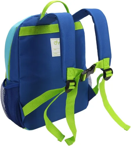 Vista 9 de Yodo Mochila escolar para niños pequeños, etiqueta con nombre y correa para el pecho