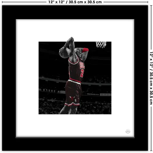 Vista 6 de Trends International Gallery Pops Michael Jordan - Póster de pared de la secuencia de progresión de vuelo 6, 12 x 12 pulgadas, versión de marco negro