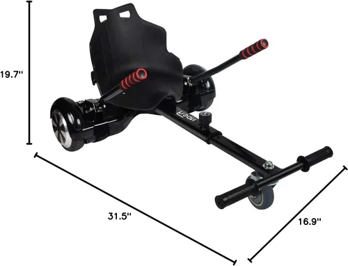 Vista 9 de [Usado] Hiboy HC-01 Hoverboard Seat Attachment for 6.5" 8" 8.5" 10" Hoverboards, Easy Assembly & Adjustable Frame Length Buggy Attachment
