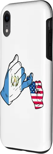 Vista 2 de iPhone XR Parent and child Guatemala USA family Case