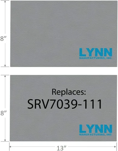 Vista 2 de Lynn Manufacturing Tablero deflector Quadrafire de repuesto, 2100 Millennium Acc, juego de 2, SRV7039-111, 2355A